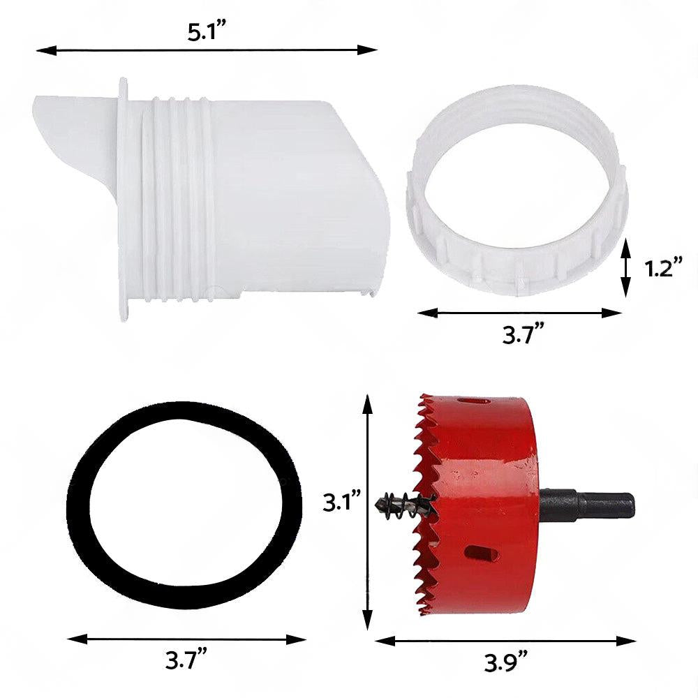 Chicken Feeder DIY Port PVC Gravity Fed Chicke Feeder