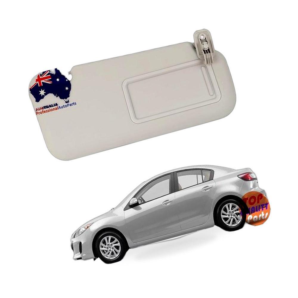 1x Right Driver Side Sun Visor Gray Suitable For Mazda 3 2010-2013 BBM369-270C-75