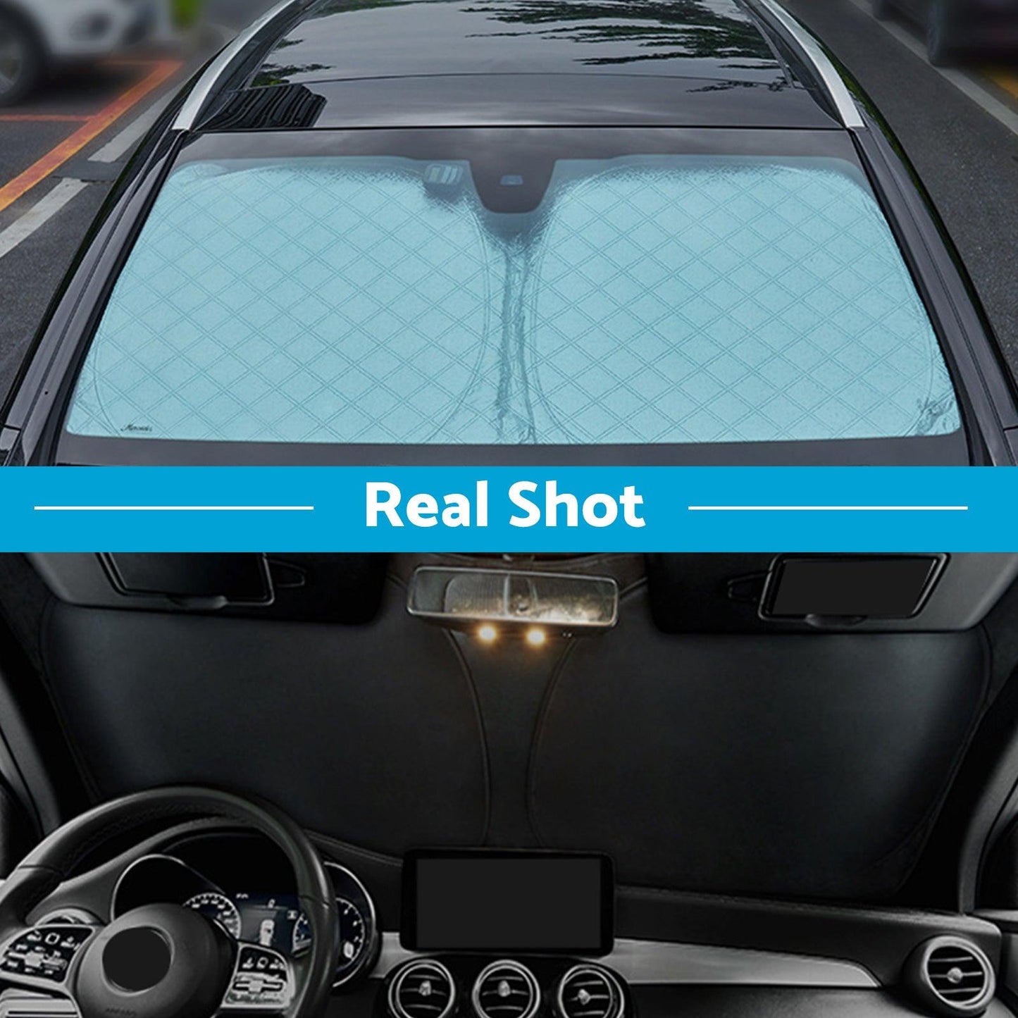 6 Layer Thick WindScreen SunShade Suitable For Audi A1 2019-2025 UV Protection