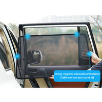 6x Foldable Window Mesh Sun Shades Suitable For Toyota Prado 120 2003-2009