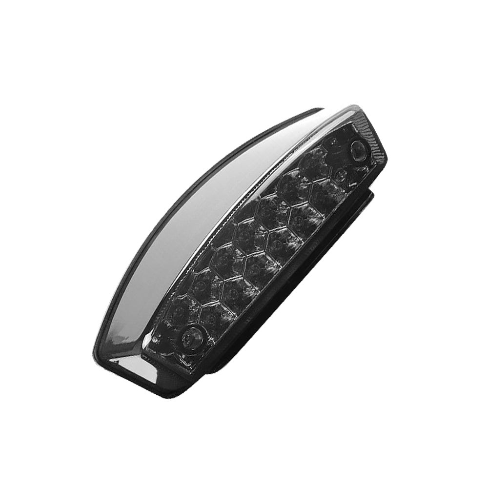 Universal Smoke LED Rear Brake Stop Tail Light With License Plate Light Suitable For Motorcycle