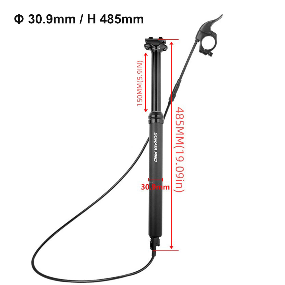 1 Set Bike MTB Dropper Seat Post Internal/External Cable Routing 30. 9/31. 6mm