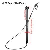 1 Set Bike MTB Dropper Seat Post Internal/External Cable Routing 30. 9/31. 6mm