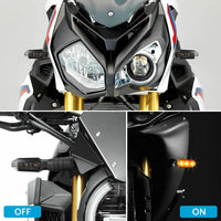4x Motorcycle LED Turn Signal Indicators Suitable For Bikes ¡§C Amber, Universal Fitment