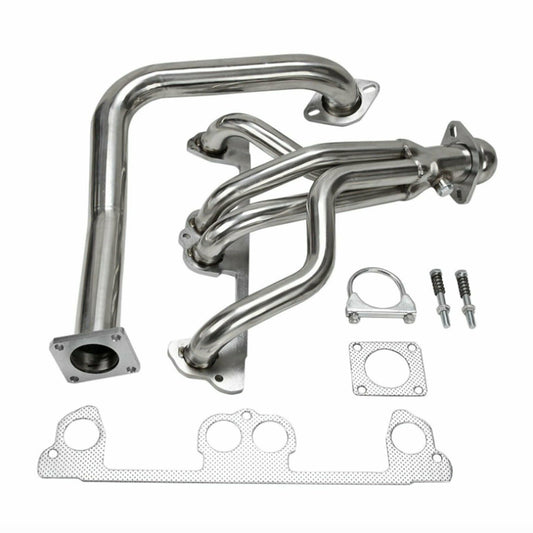 Exhaust Manifold Header with Downpipe Suitable for Jeep Wrangler YJ 2.5L L4
