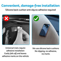 1x Non-Slip Microfiber Leather Dash Mat Suitable For Ford Ranger 2022-2025