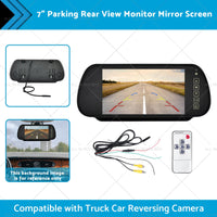 7 inch  Parking Rear View Monitor Mirror Screen Suitable for Truck Reversing Camera