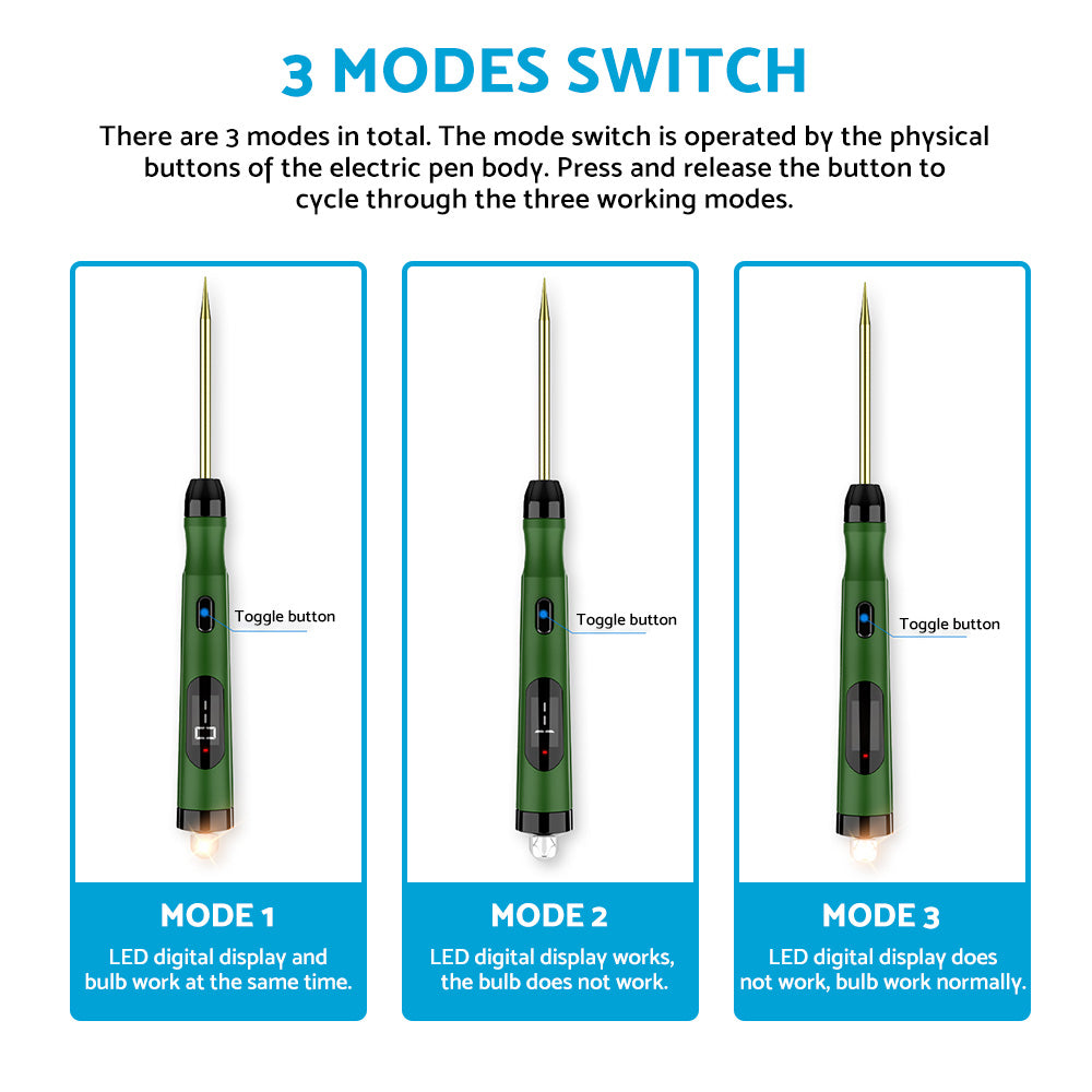 Auto Car Circuit Tester Pen Probe Light Tool Suitable For 6V 12V 24V Vehicle Electrical Systems