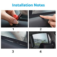 Car Window Magnetic Mesh Sun Shade Suitable For BMW X5 E70 2006-2013