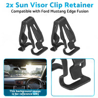 DS7Z-9904132-A 2x Sun Visor Clip Retainer Suitable for Ford Mustang Edge Fusion