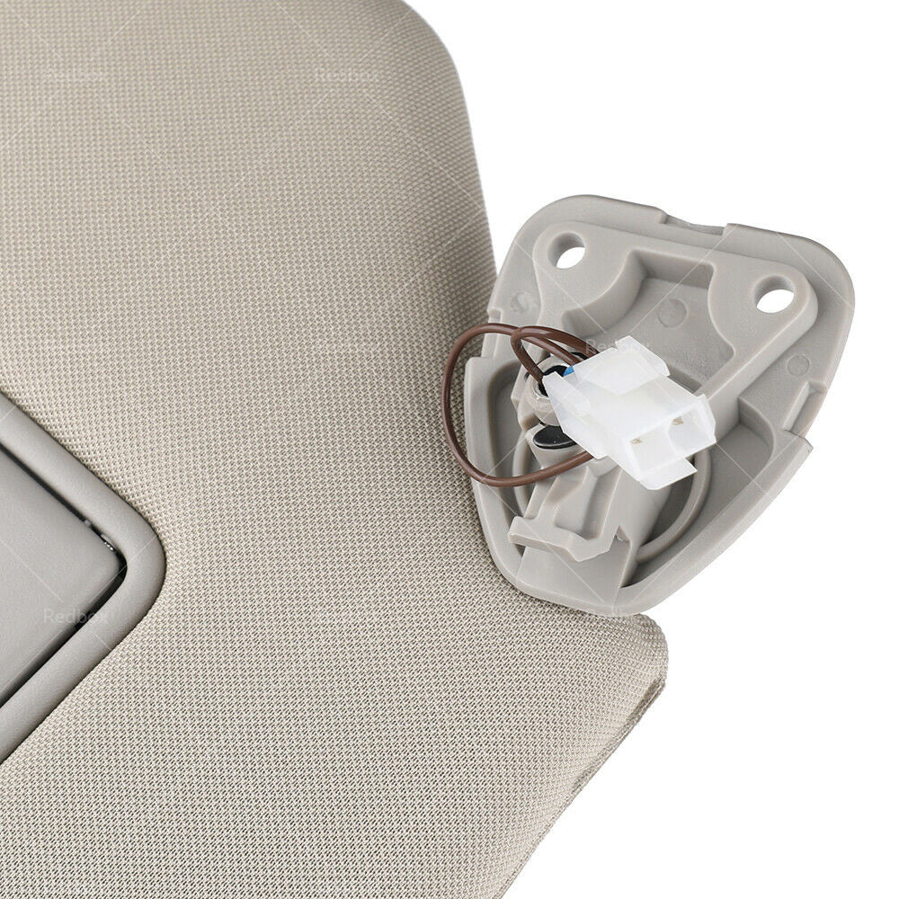 Right & Left Interior Sun Visor Shade Grey Suitable For Nissan Pathfinder R52 2013-2018
