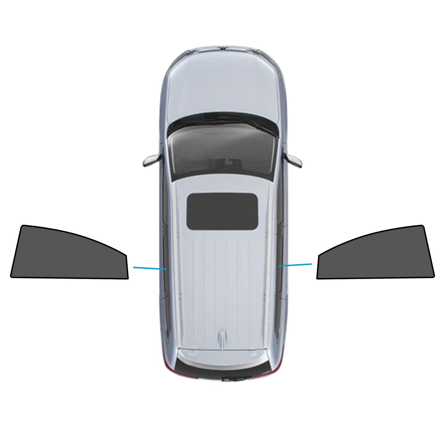 {{ 2x Car WindowShades Suitable for Mazda 6 Liftback 2nd Gen GH 07-12 UV Protection }} - Buy Car Parts Online at {{ Kaka Auto Parts }}.