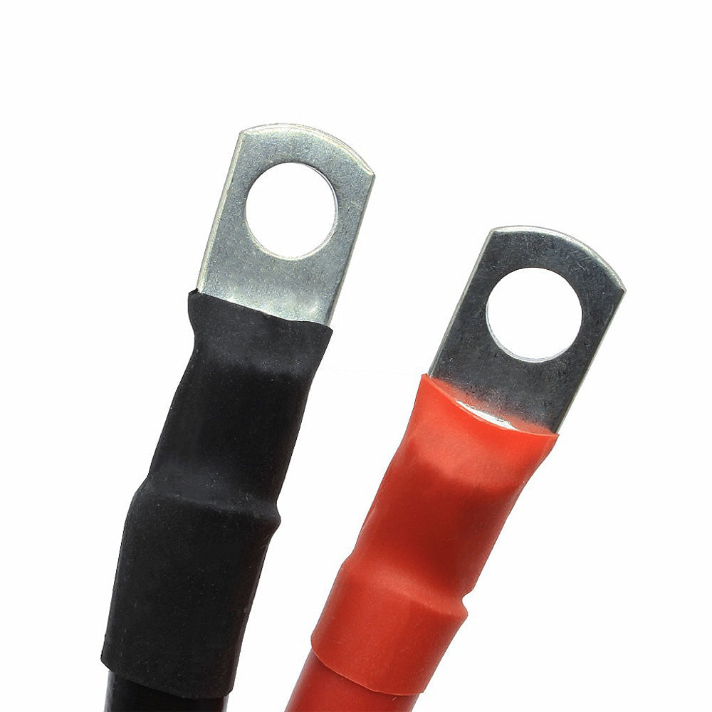 50cm 12V Battery Joiner Connector Lead Suitable For DC Wiring ¡§C 100A Cable With Red & Black Lugs