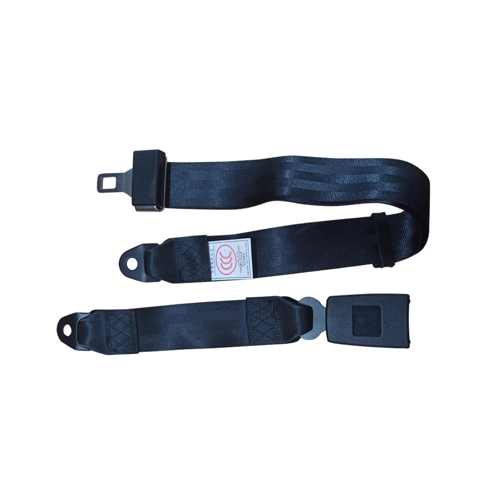 2 Point Retractable Adjustable Seat Lap Sash Belt Strap Suitable For Car Truck Set