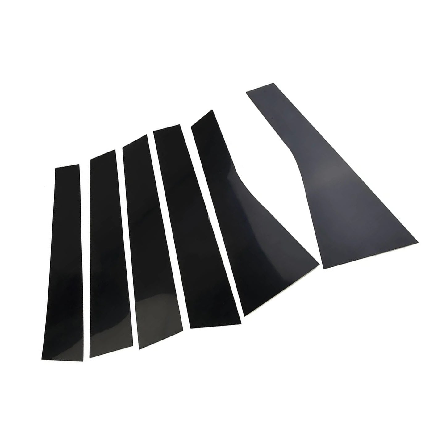 6x Black Pillar Post Cover Trims Suitable For Jeep Grand Cherokee 2011-2021