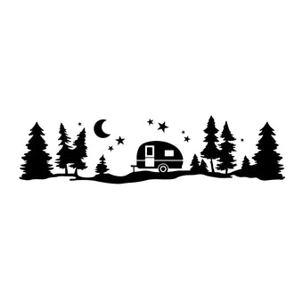 compare product Mountains Adventure Vinyl Decal Sticker Suitable For Camper Van, Motorhome & Caravan