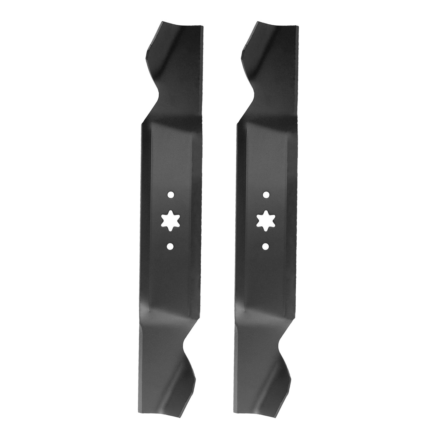 2x Blades Suitable for 38inch MTD Ride on Mowers 6 Point Centre Hole 742-0654