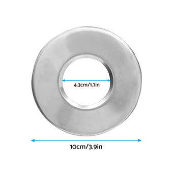 compare product Ladder Accessories 2Pcs Stainless Steel Bumpers Escutcheon Handrail Pool Covers