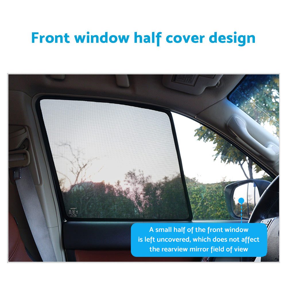 6x Window Mesh Sun Shades Suitable For Toyota Landcruiser 300 2021