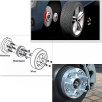 15mm Bolt-On Wheel Spacers 5x114.3 70.5mm Suitable For Ford Falcon & Mustang 1994-2014
