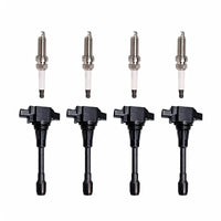 Ignition Coil and Spark Plug Kit Suitable for Nissan Altima Sentra Infiniti G35 - BD1