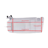 Left Sun Visor Suitable for Toyota Camry 2007-2011 Gray 74320-06780-B0 - ZT2