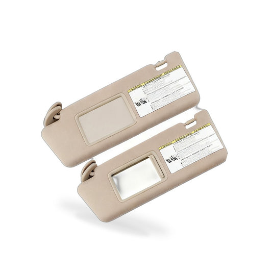 Sun Visor Suitable for Toyota Tacoma 2005-2015 Left Right Beige No Light - BD1