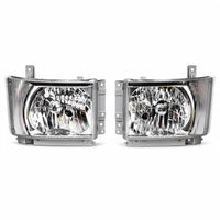 Headlight Assembly Set LH RH Manual Adjuster H4 Suitable for Isuzu F Series FRD - ZT2