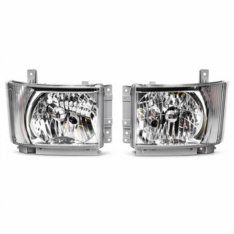 compare product Headlight Assembly Set LH RH Manual Adjuster H4 Suitable for Isuzu F Series FRD