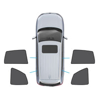 Car Window Magnetic Mesh Sun Blind Shades Suitable For BMW iX3 2023-2024