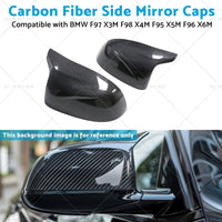 Carbon Fiber Side Mirror Caps Suitable for BMW X5M F96 X6M F97 X3M F98 X4M F95