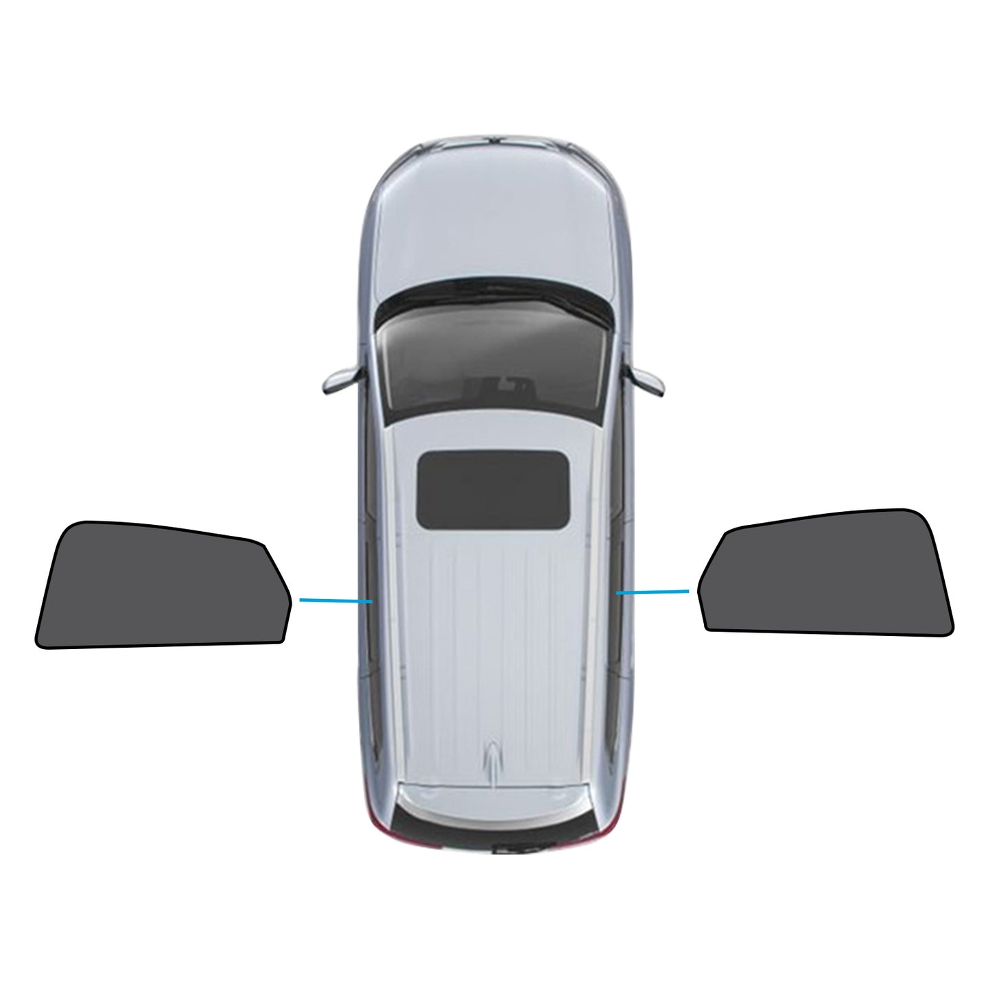 {{ 2x Rear Car Window Sun Shades Suitable for Mazda CX30 CX-30 19-25 UVA Protection }} - Buy Car Parts Online at {{ Kaka Auto Parts }}.