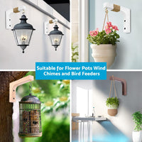 Plant Hanger Hanging Plant Hook Wooden Hanging Basket Wall Plant Hook Flower Pot