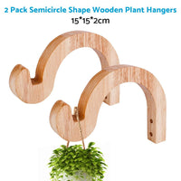 Plant Hanger Hanging Plant Hook Wooden Hanging Basket Wall Plant Hook Flower Pot