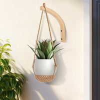 Plant Hanger Hanging Plant Hook Wooden Hanging Basket Wall Plant Hook Flower Pot