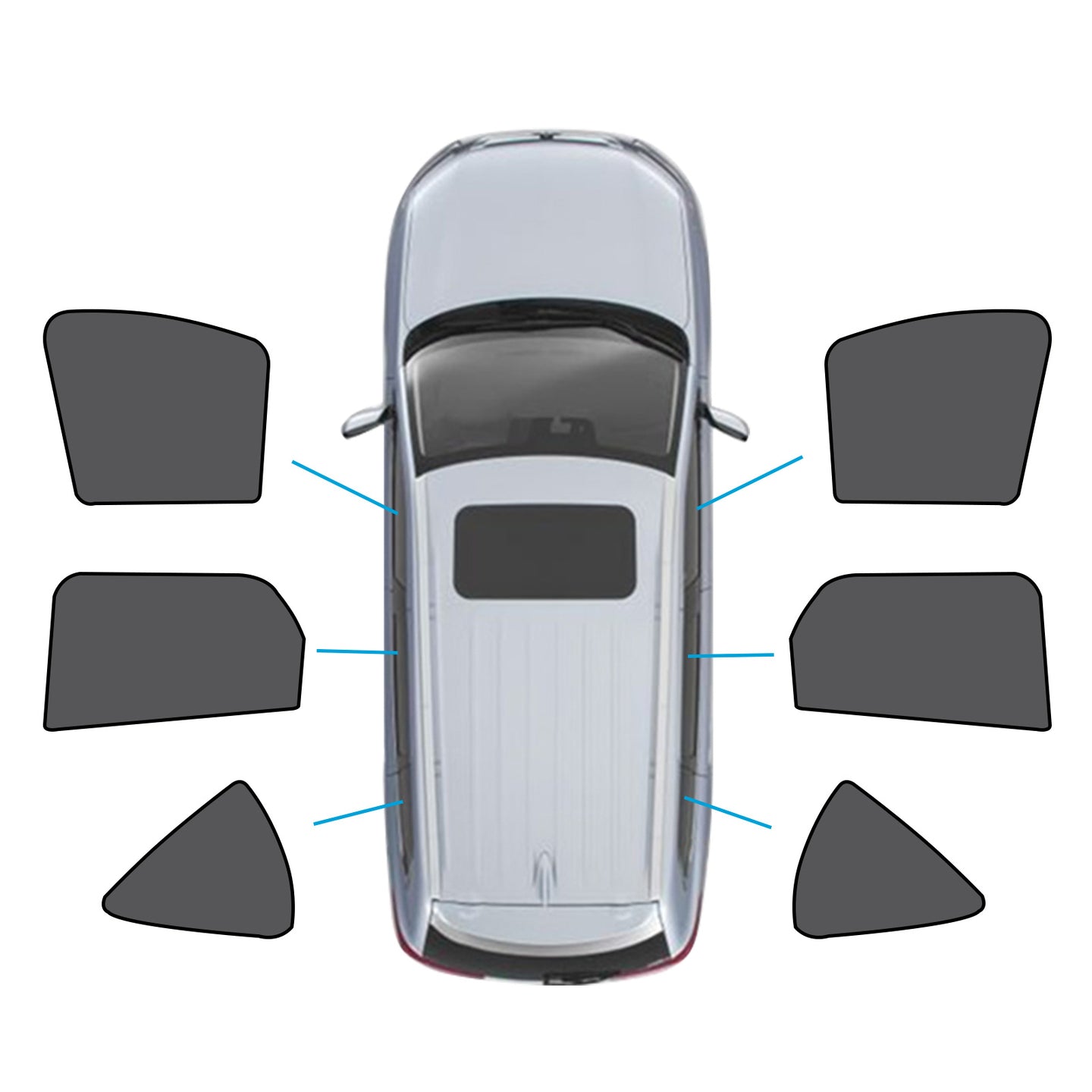 {{ Car Window Shades Suitable for Mazda CX-60 2022-Present UVA & UVB Protection }} - Buy Car Parts Online at {{ Kaka Auto Parts }}.