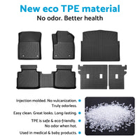 Floor Boot Mats Kit 3D All-Weather Suitable For Nissan X-Trail 22-On T33 e-