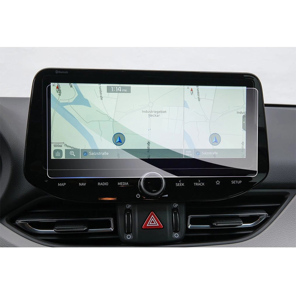10.25-Inch Car Touch Screen Tempered Glass Protector Suitable For Hyundai i30 Sedan 2022