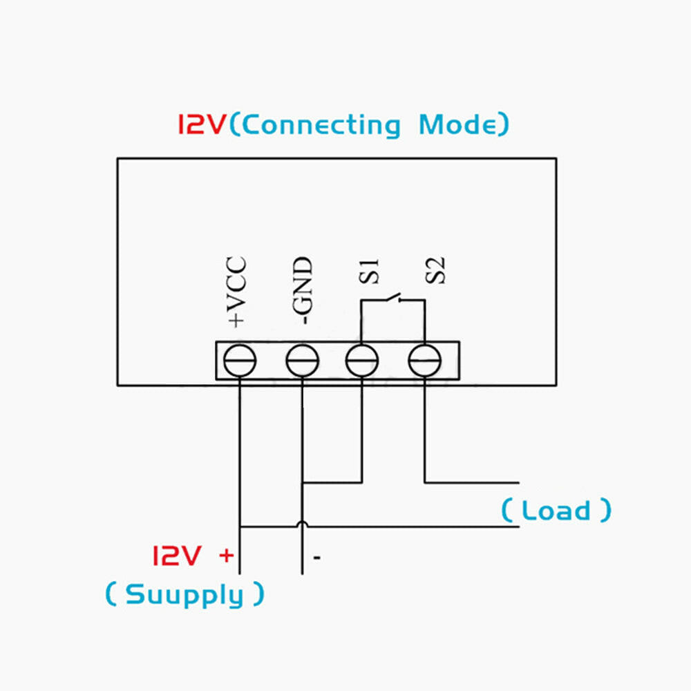 12V Intelligent Digital Temperature Controller Thermostat Temp Control Switch