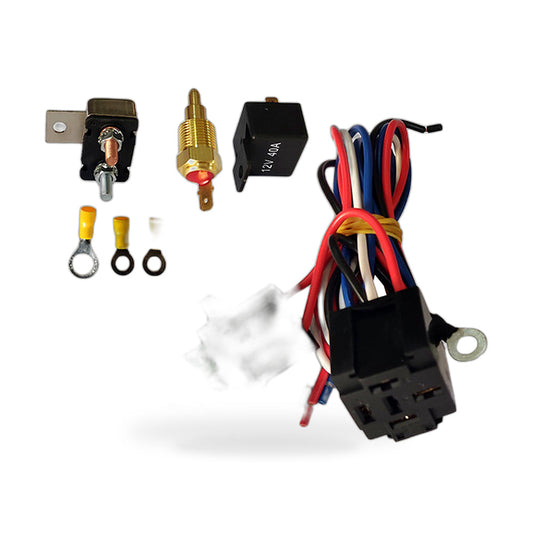 Thermo Radiator Fan Sensor Temp Controller Switch 12V DC Wiring Relay