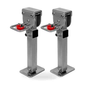 compare product 2x Corner Legs 440-560mm Caravan Stabiliser 1200lbs Suitable For Trailer