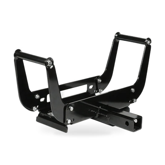 Winch Mount Plate Foldable Steel Bracket Suitable For 8000-14500lbs 4WD Truck