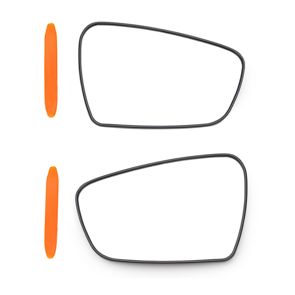 Pair Heated Mirror Glass w/ Base Suitable for Kia Cerato YD 2013¡§C2018