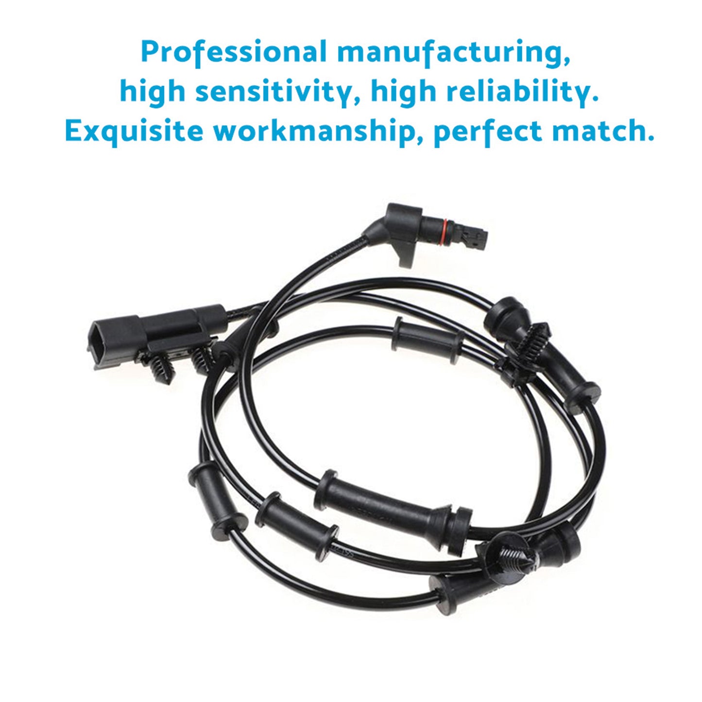 2x Front & Rear LH & RH ABS Wheel Speed Sensors Suitable For Jeep Wrangler JK 2007-2017