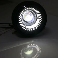 6.5-inch Motorcycle LED Headlight with Spiral Side Mount Bracket Suitable For Cafe Racer Motorcycles