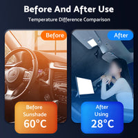 6 Layer Thick WindScreen SunShade Suitable For Audi Q4 2022-2025 UV Protection