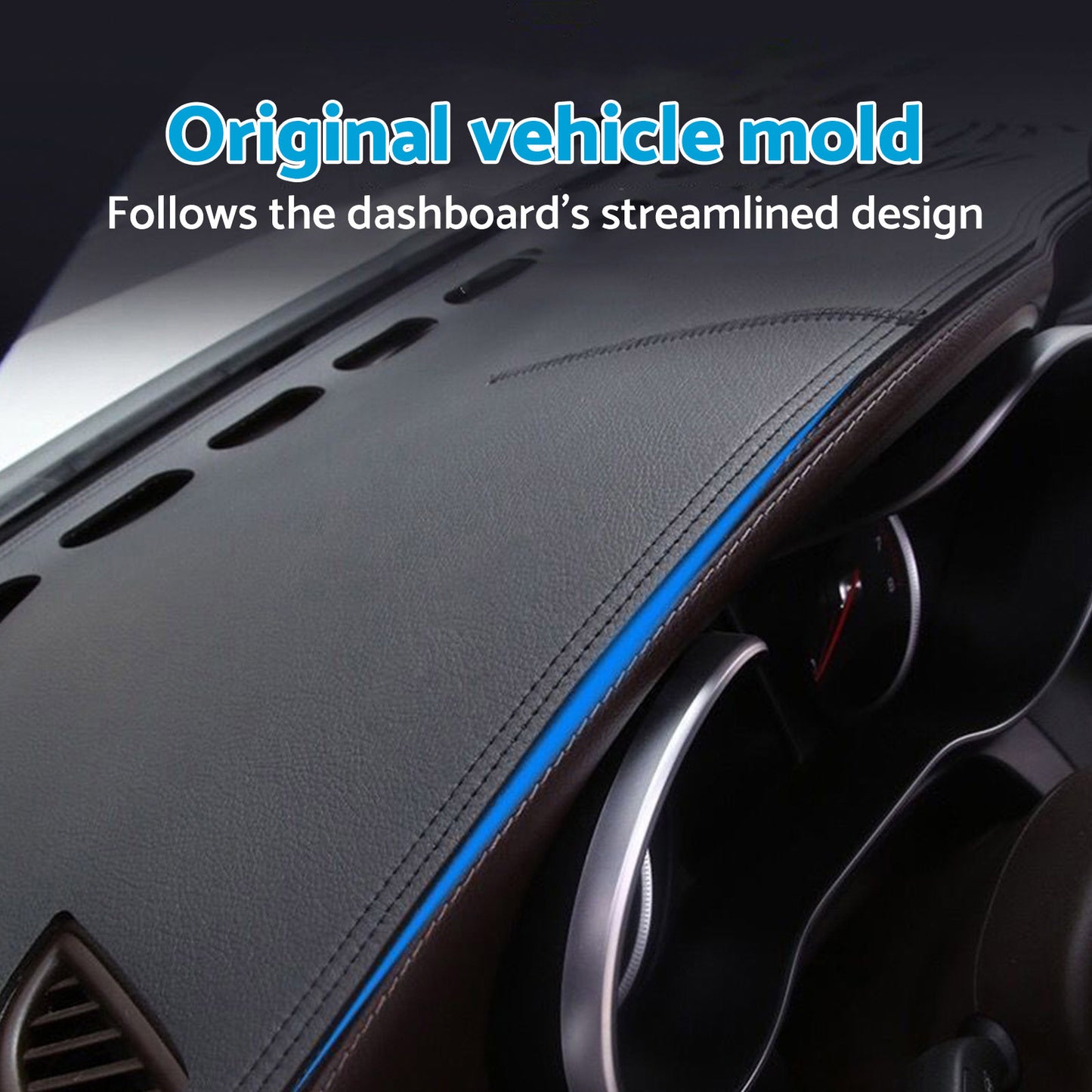 {{ Dash Mat Anti-Slip Microfiber Leather Suitable For Mitsubishi Outlander 2021-25 }} - Buy Car Parts Online at {{ Kaka Auto Parts }}.