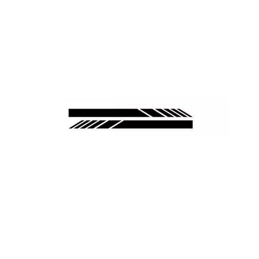 Car Side Body Sticker Vinyl Racing Stripe Decals 5x Long Hood & Roof Universal