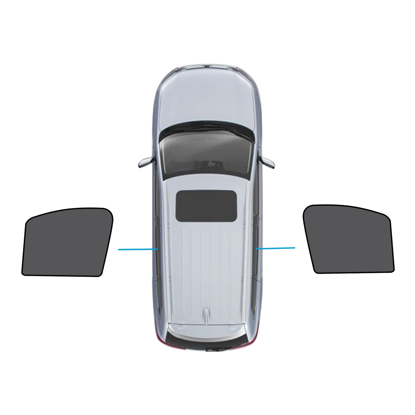{{ Rear Magnetic Sun Blind Mesh Suitable for LDV T60 Ute 17-24 UVA&UVB Protection }} - Buy Car Parts Online at {{ Kaka Auto Parts }}.