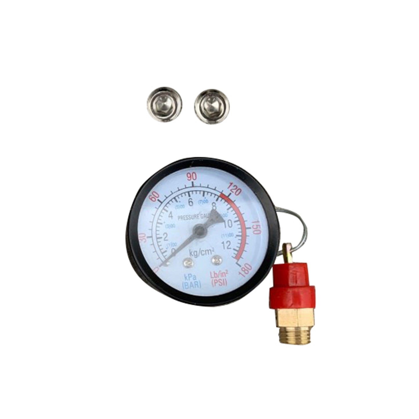 Air Compressor Pressure Switch Manifold Regulator With Safety Valve Suitable For 175PSI ¡§C 4-Port